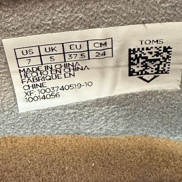 TOMS Shaye Women's Short Boots - Color: Drizzle Gray Suede‎ Leather Size 7 - Picture 8 of 9